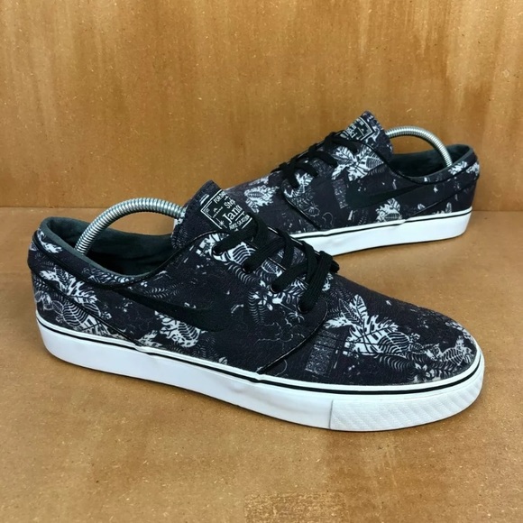 janoski black floral